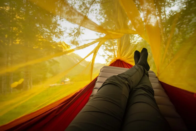 Stay in hammock at the foot of Trollstigen