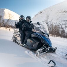 Snowmobiling, Ice Domes & Reindeer Visit - Incl. Transport