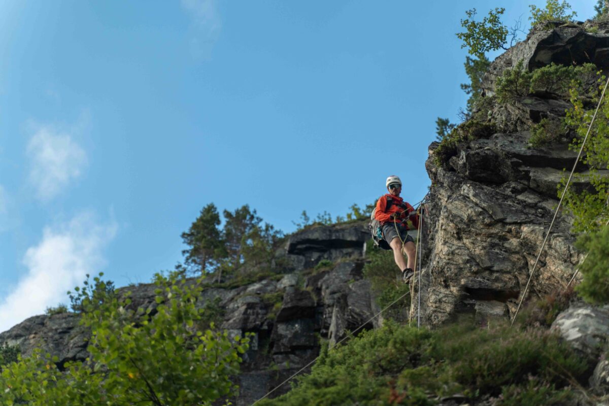 Via Ferrata is just one of many action filled adventures in Romsdalen