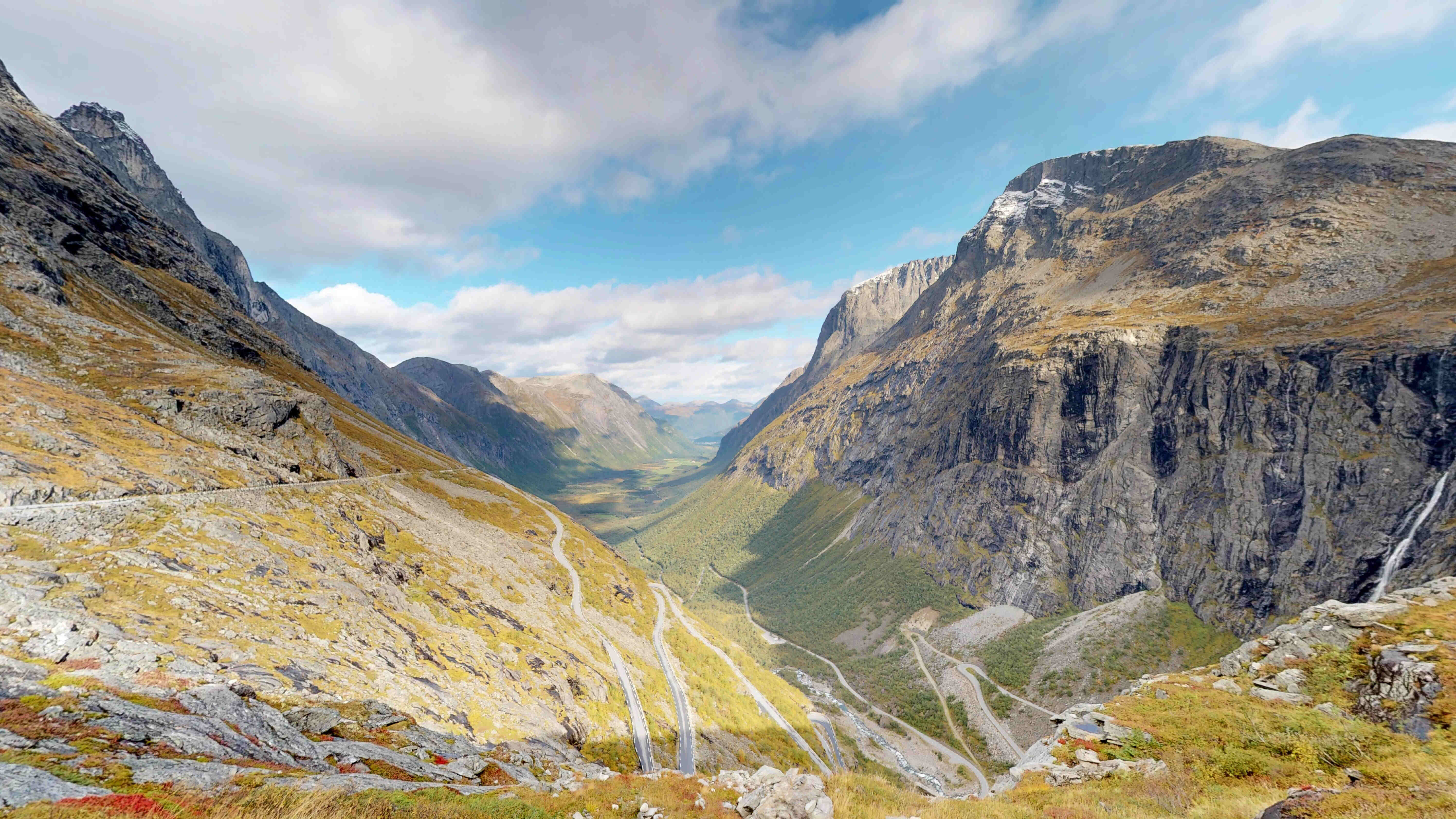 Trollstigen Road in Romsdalen