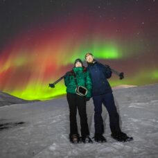 Kveldstur med Truger på Toppen av Fjellheisen