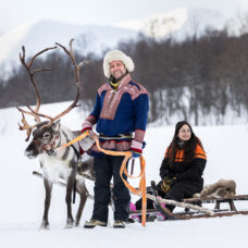 Reindeer Sledding, Tromsø Ice Domes Snow Park Visit - Including Transport